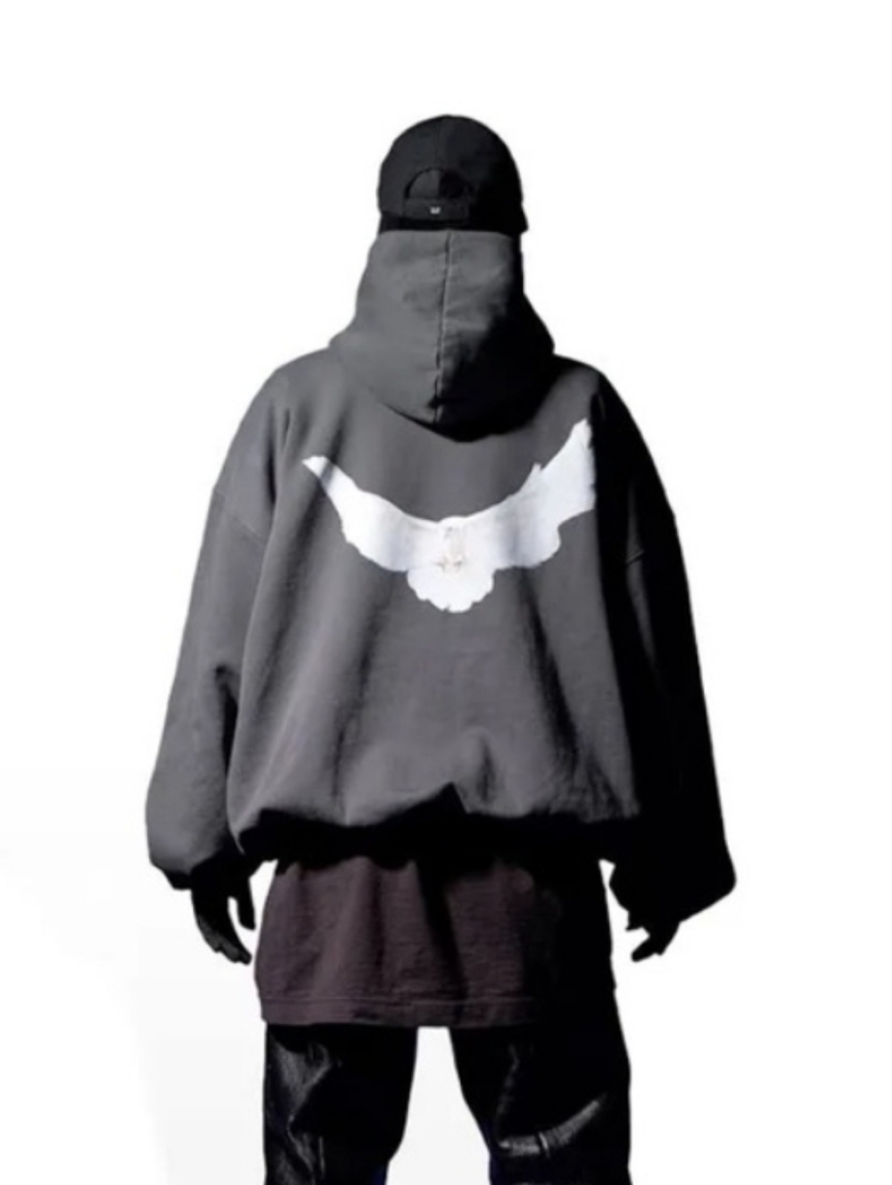 Gap YZY x Balenciaga Dove Gray Hoodie Size L